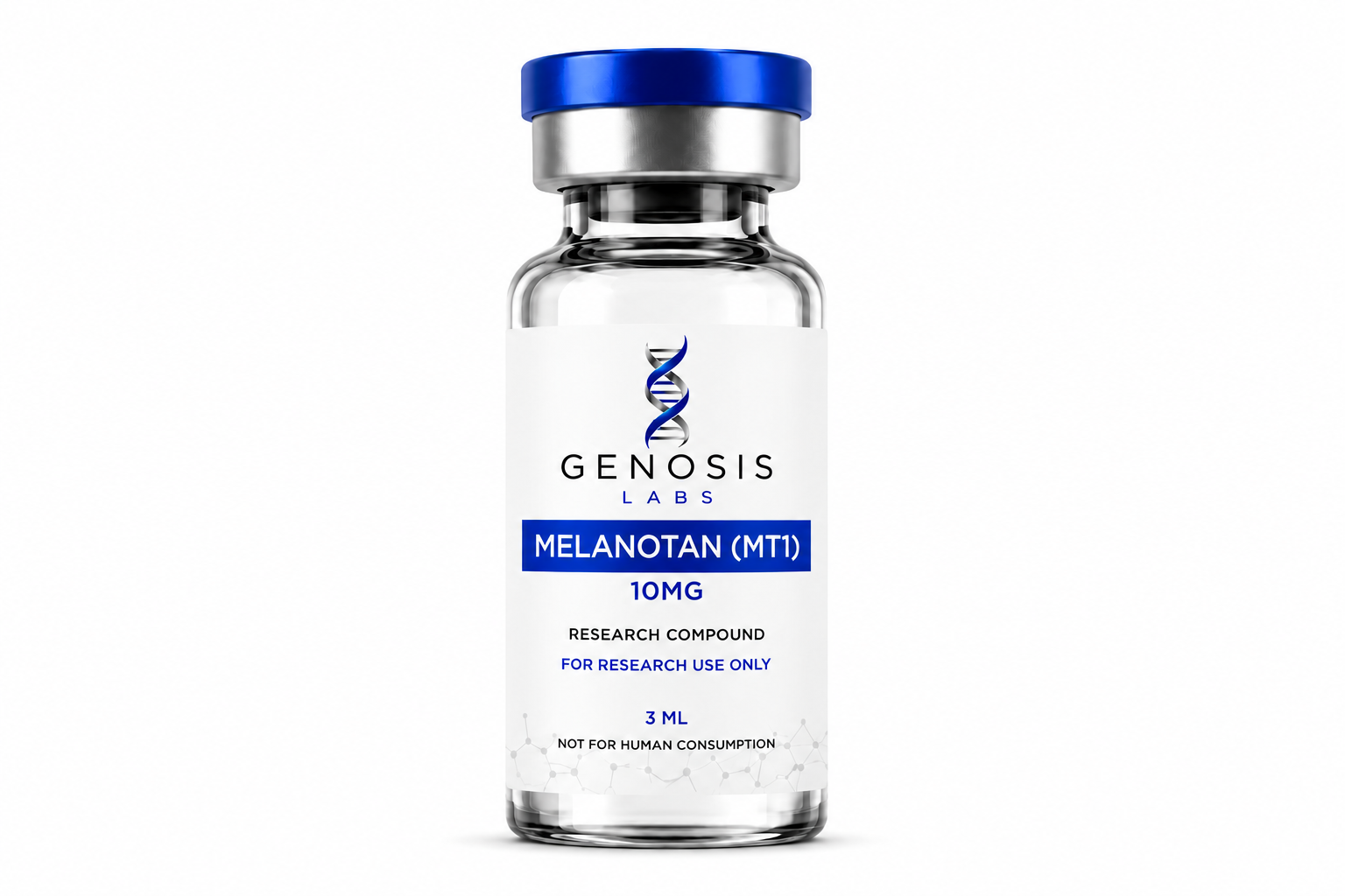 High-purity Melanotan 10mg peptide for laboratory research