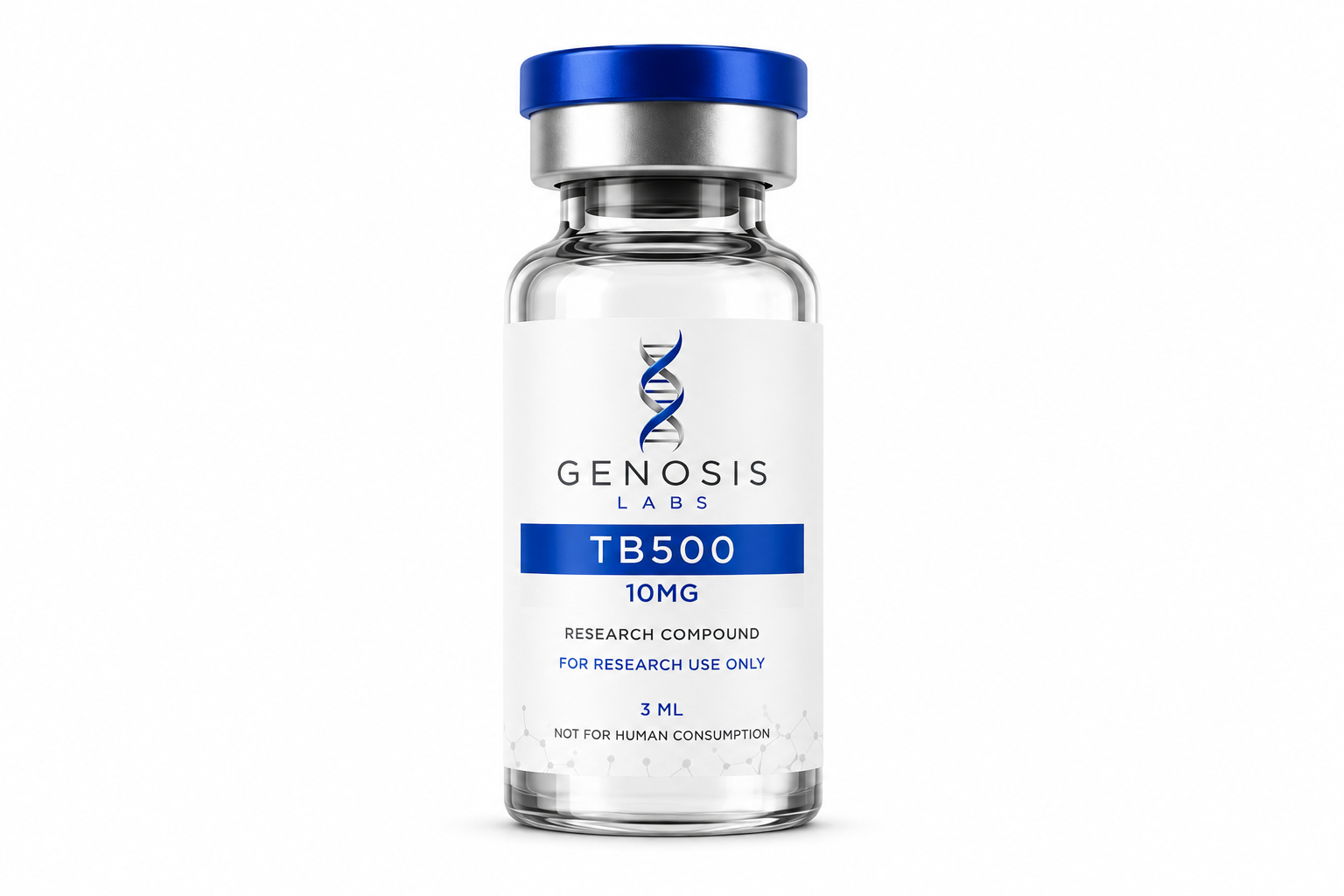 TB-500 10mg research compound for in-vitro studies