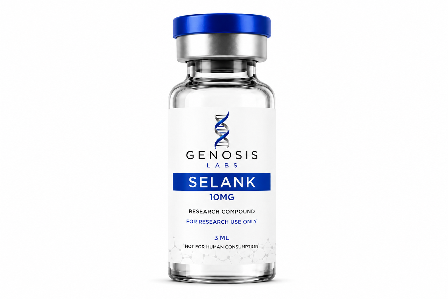 Selank 10mg research compound for in-vitro studies