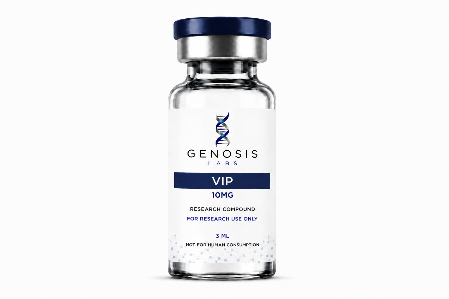 VIP research peptide vial by GENOSIS Labs