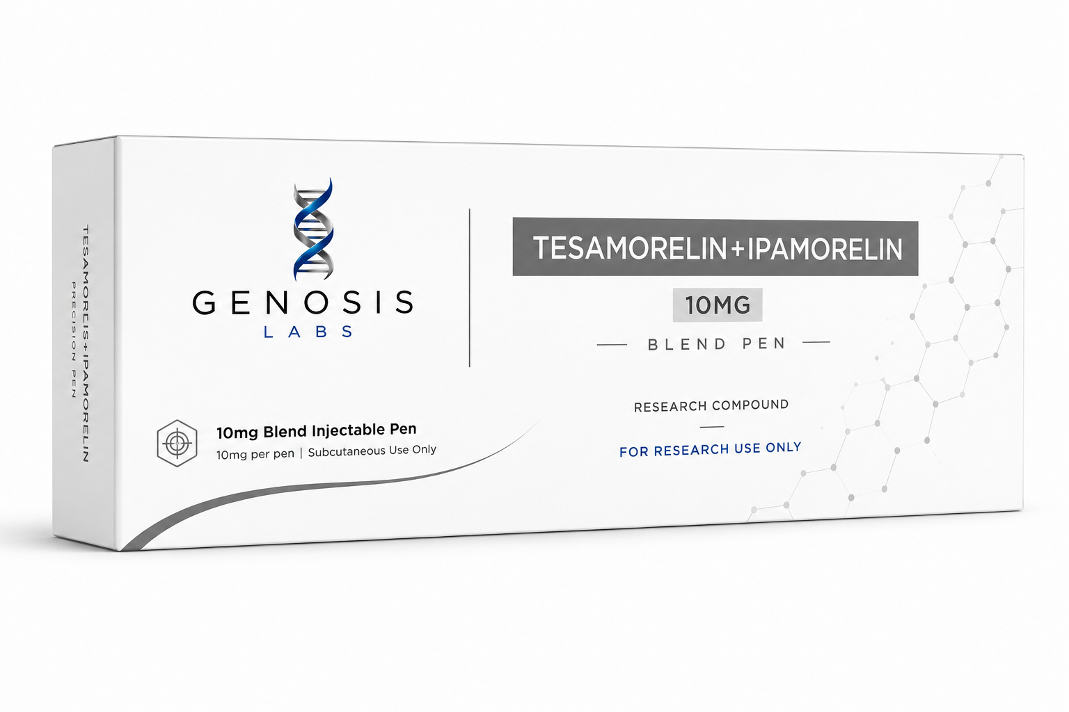 High-purity Tesamorelin and Ipamorelin research pen for laboratory studies